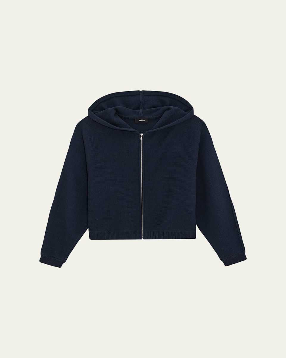 Cotton Zip-Up Hoo